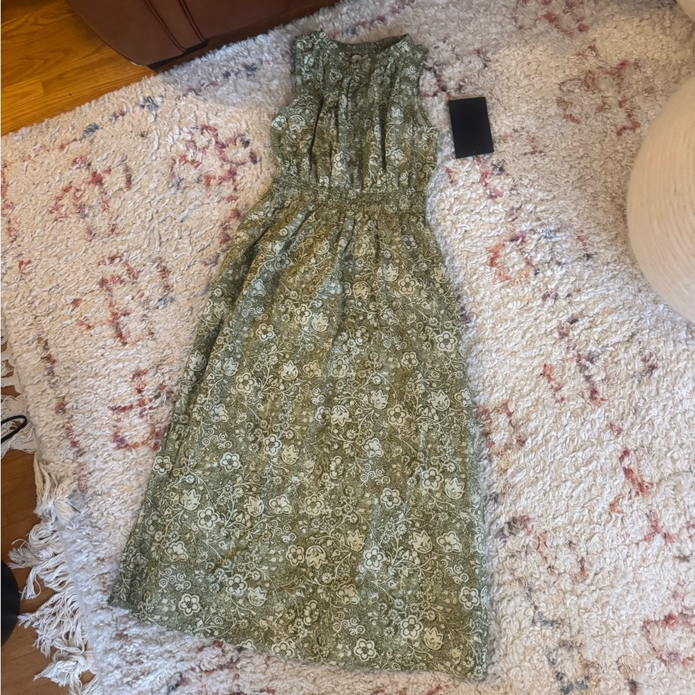 Tuckernuck Green Halter Maxi Dress for Weddings